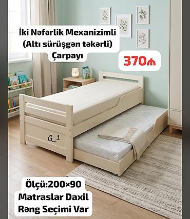 *İki Nəfərlik Mexanizimli (altı sürüşgən təkərli) Çarpayı 💫 370Azn* lalafo.az -da *İki Nəfərlik Mexanizimli (altı sürüşgən təkərli) Çarpayı 💫 370Azn*