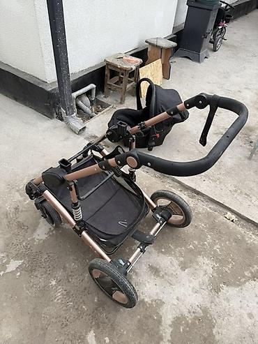 Коляски: Коляска, цвет - Черный, Б/у — 11