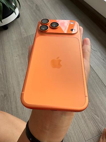 IPhone 17 Pro Max, Б/у, 256 ГБ, Оранжевый, Коробка, 100 %