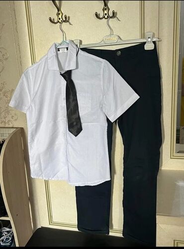 пошив мужской одежды: Школьная форма, цвет - Белый