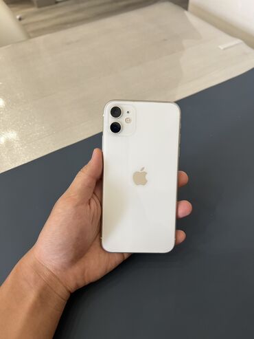 регистрация айфон: IPhone 11, Б/у, 128 ГБ, Белый, Зарядное устройство, Чехол, Коробка, 81 %