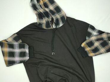 spodnie dresowe pitbull czarne: Women`s hoodie, Shein, Size XL (EU 42)