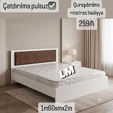 matras taxt: Yeni, İkinəfərlik çarpayı, Matras ilə — 3