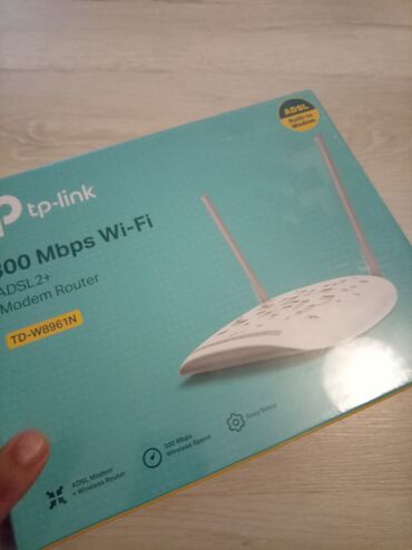 simsiz modem: TP-Link TD-W8961N modeli 300 Mbps sürətli Wi-Fi ADSL2+ modem