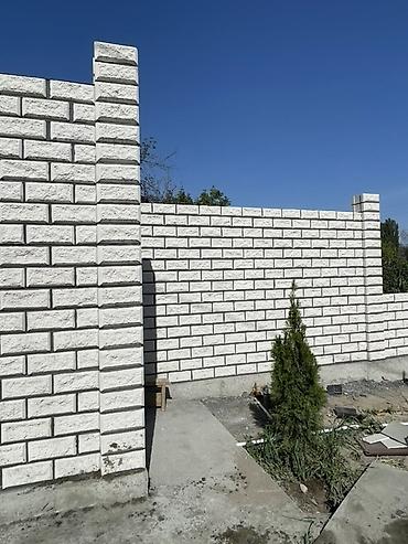 Заборы из пескоблока: Заборы из пескоблока — 3