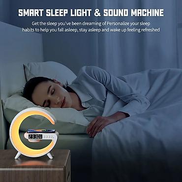 saat alanlar: 🔌 Wireless Charger 4-in-1 — LED Lampa, Bluetooth Kolonka, Stolüstü — 3