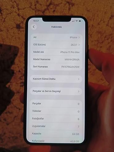 Apple iPhone: IPhone 11 Pro Max, 64 GB, Matte Midnight Green, Face ID -da lalafo.az — 10 Apple iPhone: IPhone 11 Pro Max, 64 GB, Matte Midnight Green, Face ID — 10