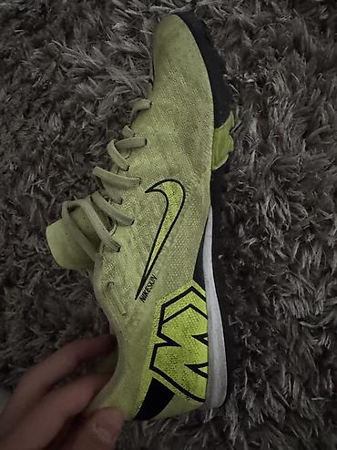 nike mind: Футбольные бутсы/сороконожки Nike Mercurial (NIKESKIN), лимонно‑желтые — 2