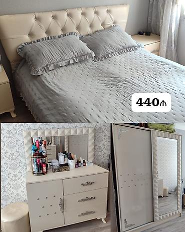 Yataq dəsti satılır 440₼. Matrası yoxdur. Ünvan Azadlıq. 8710