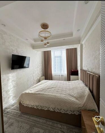 квартира ахунбаева баха: 3 комнаты, 80 м², Элитка, 10 этаж, Евроремонт