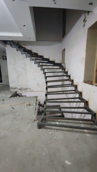 Обшивка лестниц: Лестница лестница каркас сварочный работа лестница перила на весь — 20