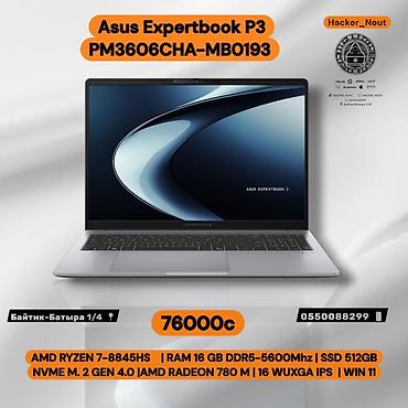 Asus ExpertBook P3 (PM3606CHA-MB0193) Ключевые характеристики: -