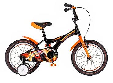 koledzice za decake: Bicikl kids Visitor Truck 16" – crno/narandžasti UV sjaj Dečiji — 3