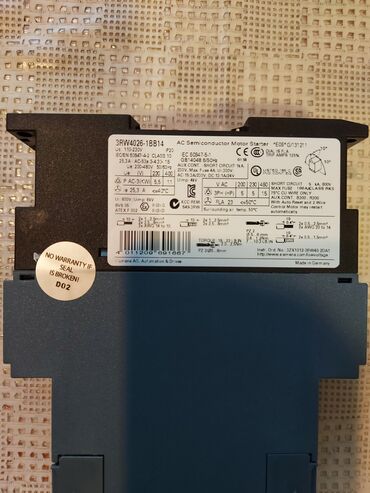 stater: Siemens soft motor starter.1 ededin qiymeti (2 eded var).Alman