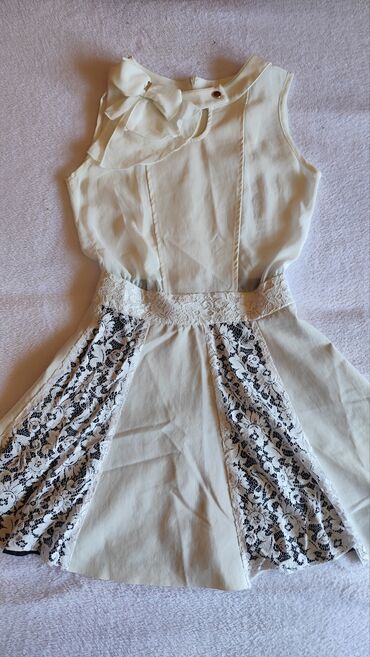 crna maxi haljina: A-Dress S (EU 36), color - White, Evening, With the straps