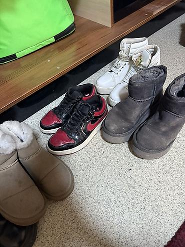 фирменный обувь: Кроссовки, 37, 36.5, Nike, Б/у, цвет - Белый — 2