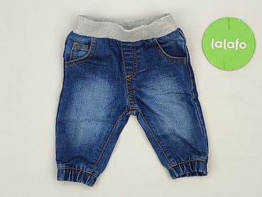 bluzki biale: Spodnie jeansowe, F&F, 1-3 m, stan - Idealny — 2