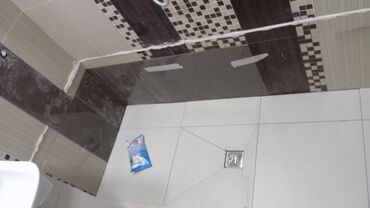 Duş poddonları: Duş gövdəsi/qabının hazırlanması – keramika və mərmər plitələrdən — 7