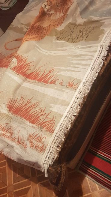 Pastel dəstləri: ● Yataq örtüyü ● 250 x 210 ölçüdə zərif zərli sapla işlənmiş — 4