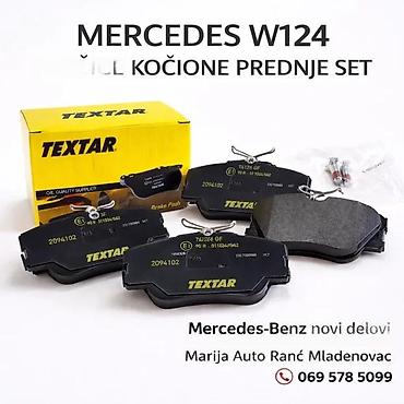 Brake System: MERCEDES 124 PLOCICE PREDNJE SET NEMACKE FEBI BREMBO TEXTAR | — 4