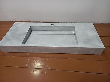 Раковины для ванной: Раковина для ванной, Особенности: Под камень, Материал: Искусственный камень — 13