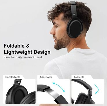 Qulaqcıqlar: Edifier WH700NB Black qulaqlıq • ANC söndürüldükdə 68 saata qədər — 12