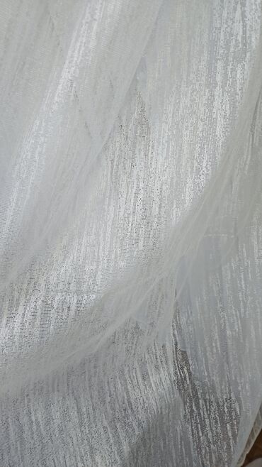 Parçalar: Ağ rəngli dekorativ tül parça dəsti - Yüngül, şəffaf və nəfəsalan — 14