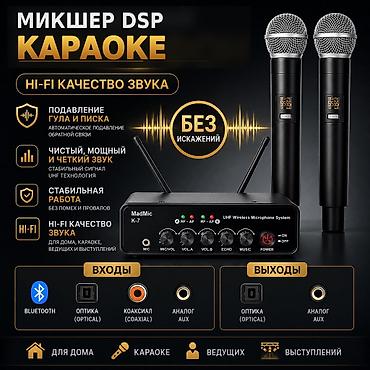 Hi-Fi DSP подавление обратной связи (писка / гула) Беспроводная UHF