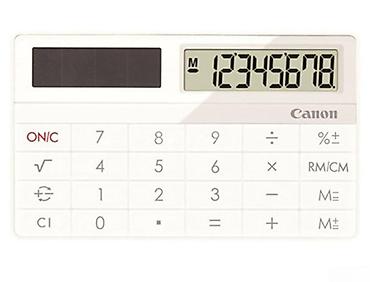kalkulyator: Hesablayıcı "Canon X-Mark İ Card White"cходники и аксессуары CANON — 1
