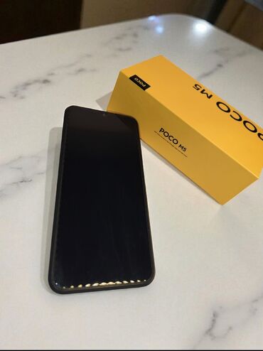 поко ф7 про: Poco M5, Колдонулган, 128 ГБ, түсү - Кара, 2 SIM
