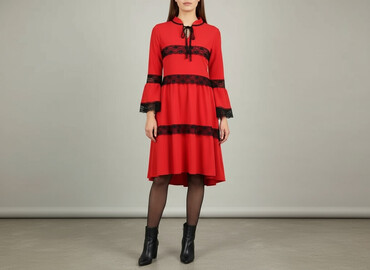 czerwone sukienki mini: Pakuten, Women`s dress, size S