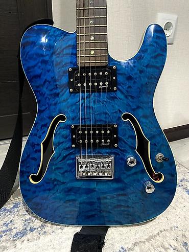 Гитары: Электрогитара Harley Benton TE-90QM HH Trans Blue - Форм‑фактор — 3