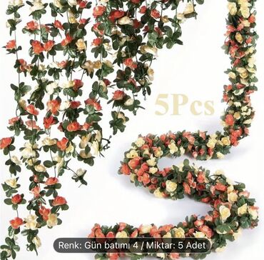 Süni güllər: 🌹 Green Line Dekorativ Salama Güllər – Zəriflik və Zövqün Simvolu! ✨ — 12