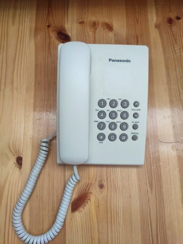 ev telefon qiymetleri: Stasionar telefon Panasonic, Simli, İşlənmiş, Ünvandan götürmə