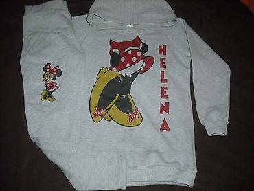 Komplet trenerke: Dvodelni komplet Duks donji deo Vel 2-14 Cena 2800 din stampa ime po — 14