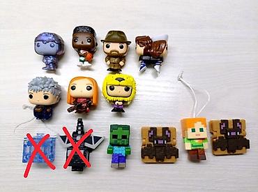 Игрушки: 🔥 Фигурки и брелки Funko / Minecraft 🔥 🎬 Персонажи из сериалов и игр — 2