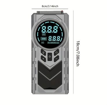 Avtomobil kompressorları və nasosları: Bu portativ çoxfunksiyalı avtomobil atlama starteri və şin pompası — 5