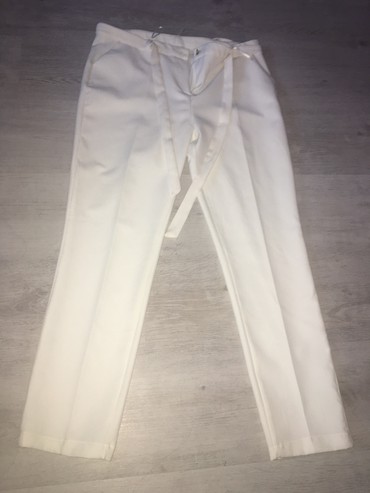 bele široke pantalone: 2XL (EU 44), Straight