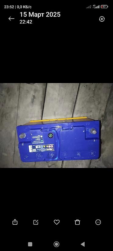 Аккумуляторы: Аккумулятор 80 Ач, Б/у, Германия — 4