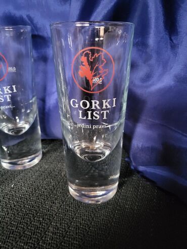 Čaše: Case nove za gorki list. Nove case,komada 6 u ceni. Visina. 14cm — 8