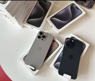 Apple iPhone: IPhone 15 Pro Max, 256 GB, Zəmanət, Kredit, Sənədlərlə