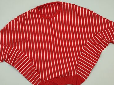 bluzki w czerwone paski: Sweter, 9XL, stan - Bardzo dobry