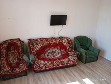 ağdaş ev: Evde teze (paltaryuyan, soyuducu, yataq televizor) divan, dolab