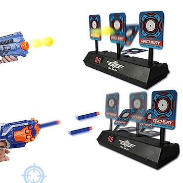 Dečije igračke puške i pištolji: Elektronska meta za gađanje – Shoot A Target (Shootgame) - Set od 3 — 3