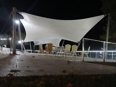 Kafel və bitirmə daşları: Membran tent və pergola sistemləri – açıq məkanlar üçün professional