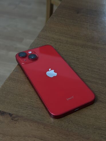 мышь для телефона: IPhone 14, Колдонулган, 128 ГБ, Кызыл, Каптама, 89 %