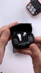 Qulaqcıqlar: Yeni Simsiz (Bluetooth) Qulaqcıqlar, Monster, rəng - Qara — 8