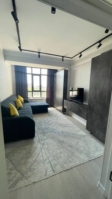 квартира бишкеке сдаю: 1 комната, 42 м², Элитка, 9 этаж, Евроремонт