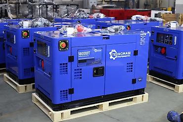 Генераторы: Дизельный генератор ТЕХНОМАШ Professional 18000T - Мощность: серия — 6