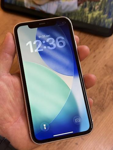 IPhone 11, Б/у, 64 ГБ, Desert Titanium, Защитное стекло, 76 %